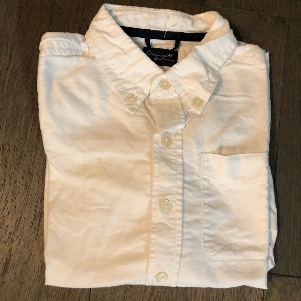 Osh Kosh white dress shirt sz 10 brand new